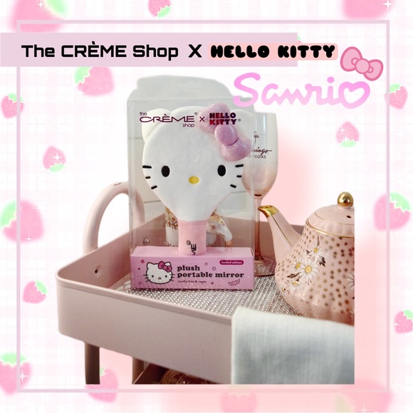 HELLO KITTY 🩷 Limited Edition Hand Mirror Pink Bow Sanrio - Picture 4 of 11